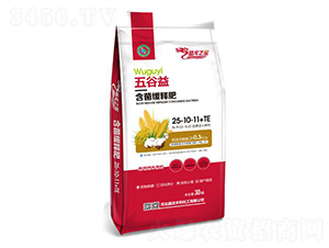 30kg五谷益含菌緩釋肥25-10-11+TE-晶龍之星-中仁集團
