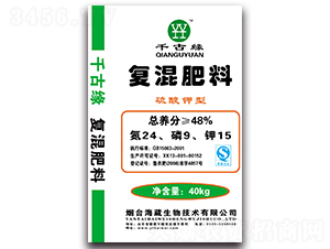 硫酸鉀型復混肥料24-9-15-千古緣-海葳生物