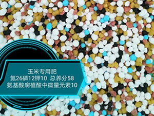 玉米專用氨基酸腐植酸中微量元素26-12-10-悅農農業