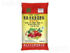 硫酸鉀型有機-無機復混肥料14-4-12-芝豐-云豐化肥